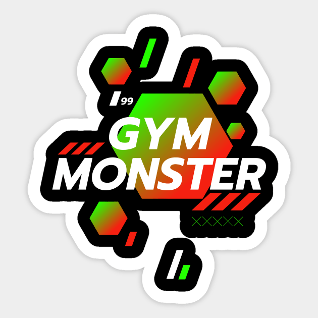gym monster Sticker by 23 century